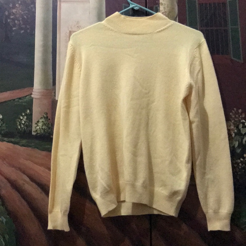 Yellow Cashmere Sweater